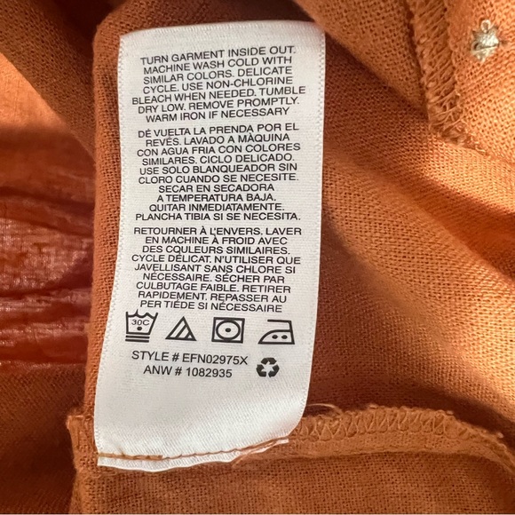 Kenzie Jeans Coral Sleeveless Front Button Jumpsuit Sz M NWT - Picture 6 of 8